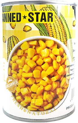 Canned sweet corn, 425g